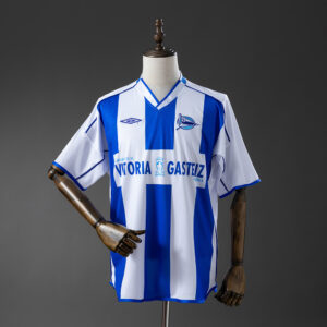 Camiseta Deportivo Alavés home Retro unisex 03/04