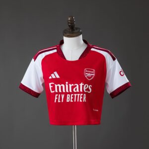 Camiseta Arsenal home mujer Crop 26/27