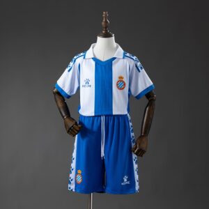 Camiseta + pantalón RCD Español home niño 25/26