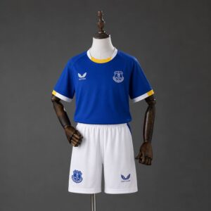 Camiseta + pantalón Everton home niño 26/27