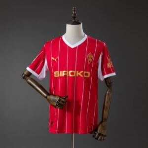 Camiseta Sporting de Gijón home Retro unisex 25/26