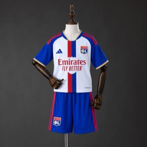 Camiseta + pantalón Olympique lyonnais home niño 26/27