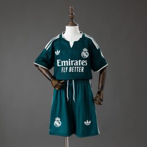 Camiseta + pantalón Madrid away niño 26/27