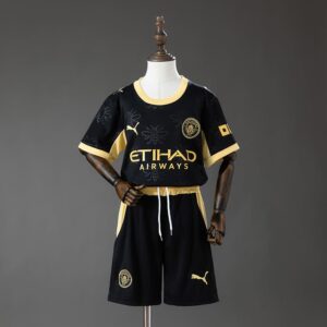Camiseta + pantalón Manchester City away niño 26/27