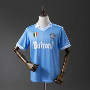 Camiseta Napoli home Retro unisex 86/87