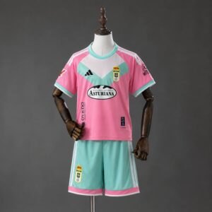 Camiseta + pantalón Real Oviedo away niño 26/27
