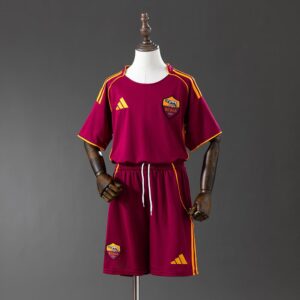 Camiseta + pantalón Roma home niño 25/26