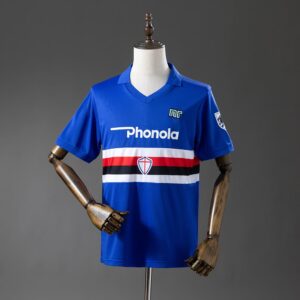 Camiseta Sampdoria home Retro unisex 84/88