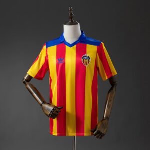 Camiseta Valencia home Retro unisex 80/82