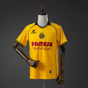Camiseta Villarreal home Retro unisex 25/26