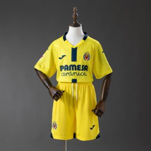Camiseta + pantalón Villarreal home niño 25/26